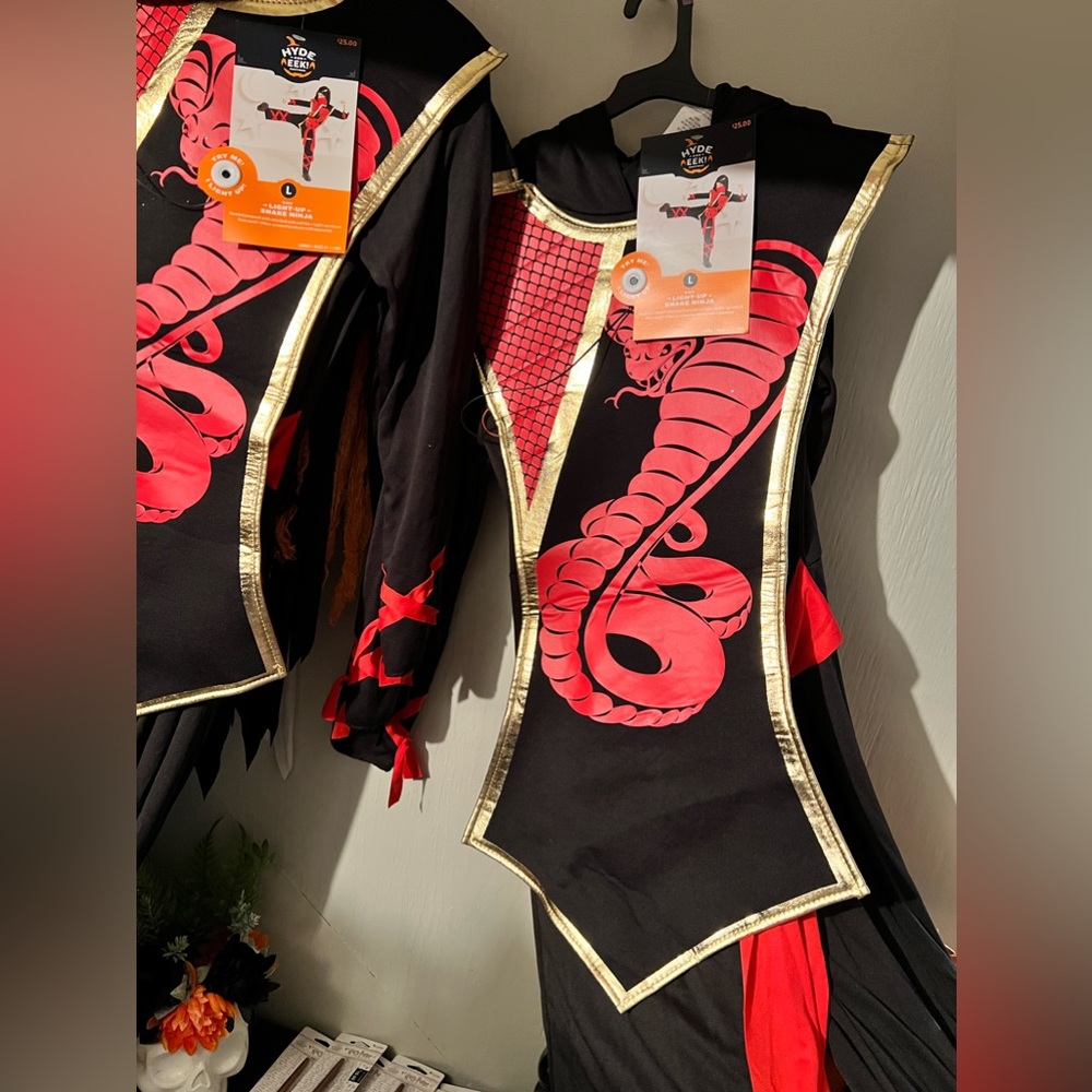 Light up ninja snake Halloween costume